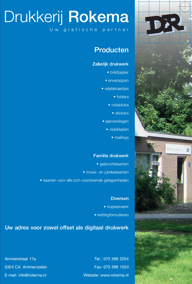 Drukkerij Rokema – advertentie
